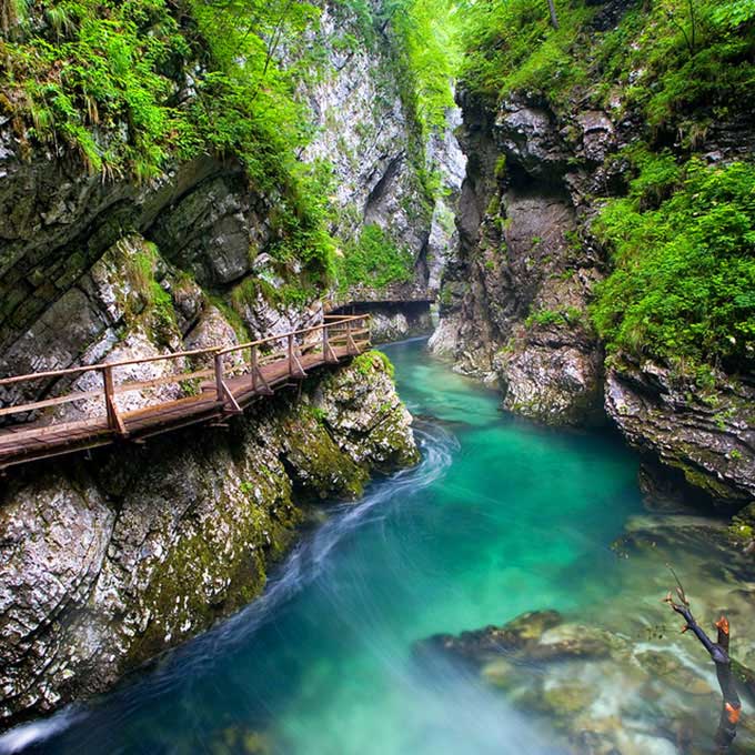 Vintgar gorge - Slovenia (Photo Source: huanqiu.com)