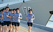 Chinese female naval soldiers to implement duties