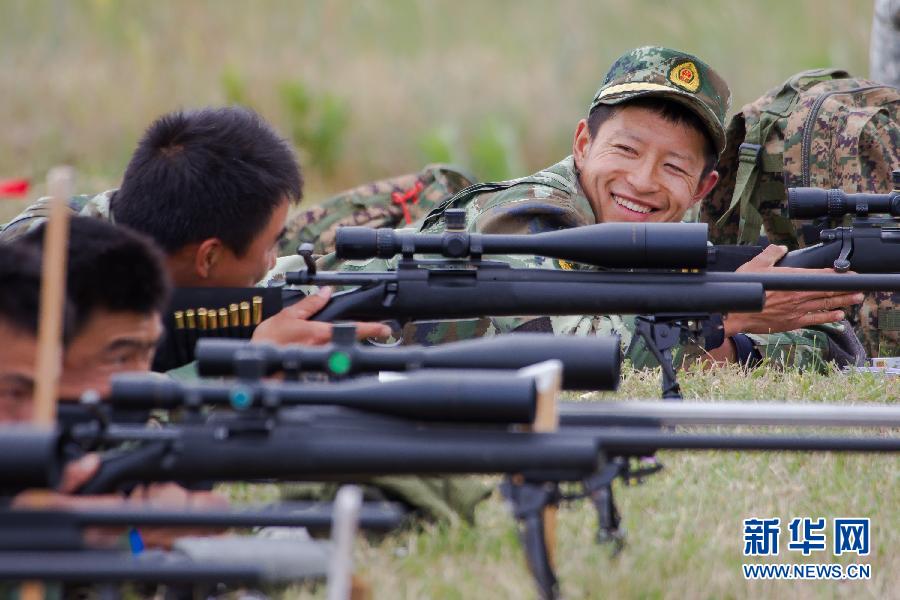 Police and Military Sniper World Cup 2013 in Hungary (Xinhua Photo) 