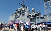 China, U.S. naval ships open to public