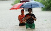 Heavy rains hit county in south China's Guangxi