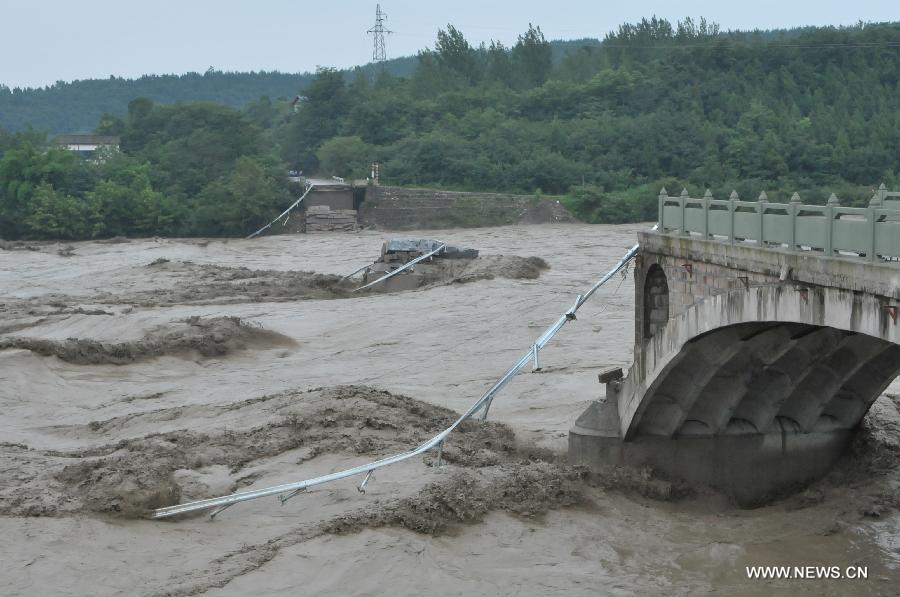 Vehicles, pedestrians fall into river after bridge collapses in SW China