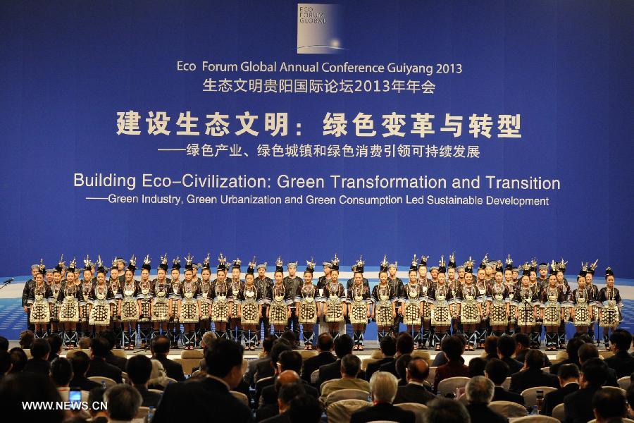 Eco Forum Global Annual Conference Guiyang 2013 kicks off 
