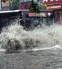 Some parts of Shenyang waterlogged due to downpour 