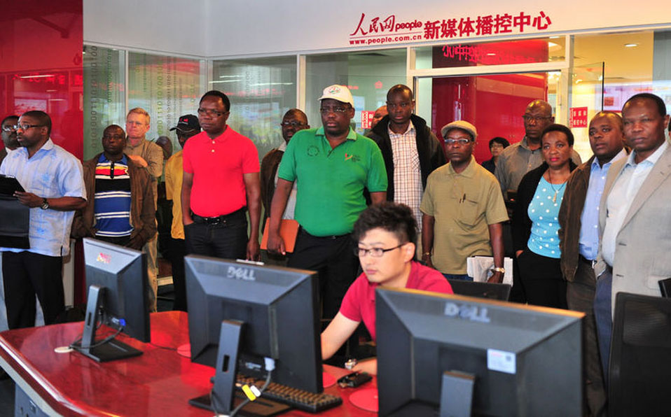 African media delegation visits People's Daily Online