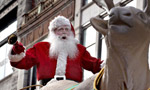 Annual Santa Claus parade held in Canada's Montreal