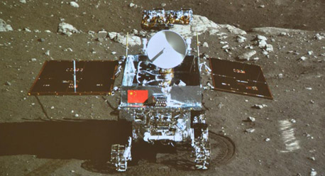 Photos: China's moon rover, lander photograph each other