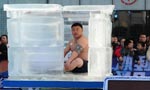 'Living in ice house' competition held in central China 