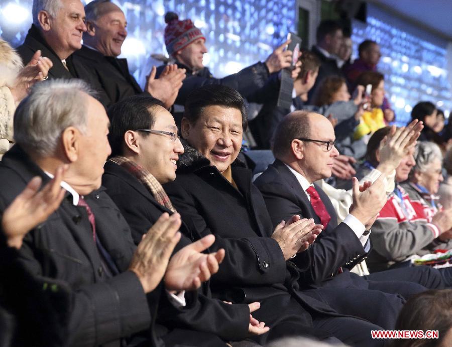 Sochi Winter Olympics opens, Chinese president attends opening ceremony