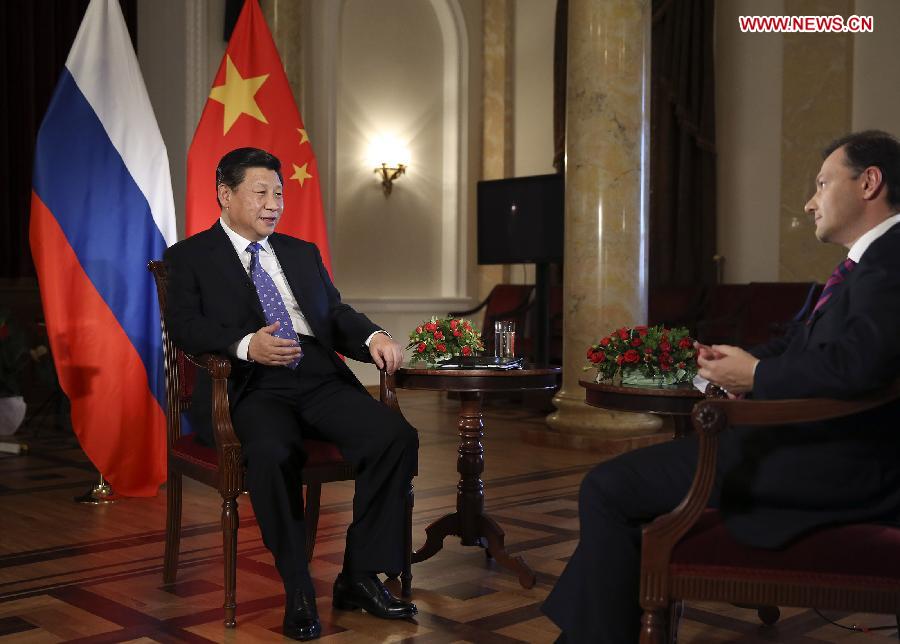 President Xi's interview in Sochi draws high comments
