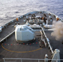 Chinese ship formation conducts live fire training in West Pacific