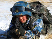 Female marines receive tactical training in NW China