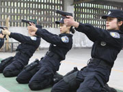 Female SWAT team in Chongqing