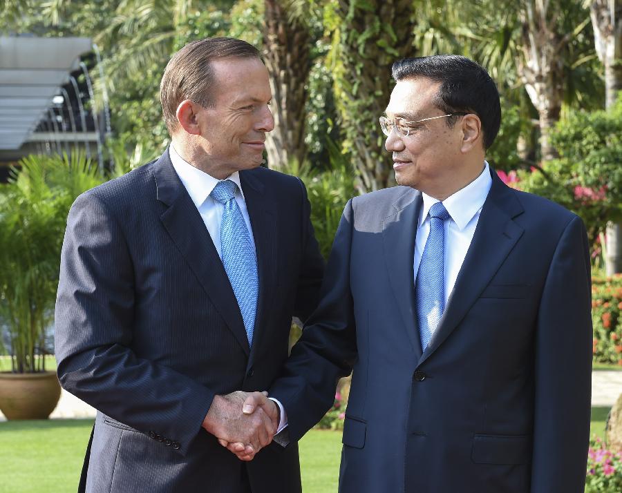 Chinese premier thanks Australia for search help